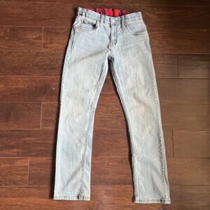 Levi’s 511 Teens Boys sz 14 Reg W27 L29 Stretch Light Wash Adjustable Waistband